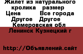 Жилет из натурального кролика,44размер › Цена ­ 500 - Все города Другое » Другое   . Кемеровская обл.,Ленинск-Кузнецкий г.